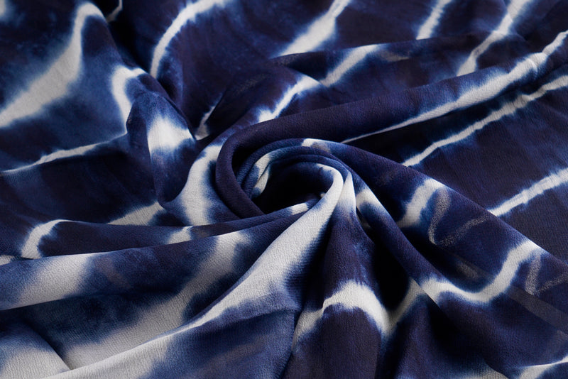 RedFlower Women's Unstitched Tie & Dye Pure Viscose Georgette Fabric Material