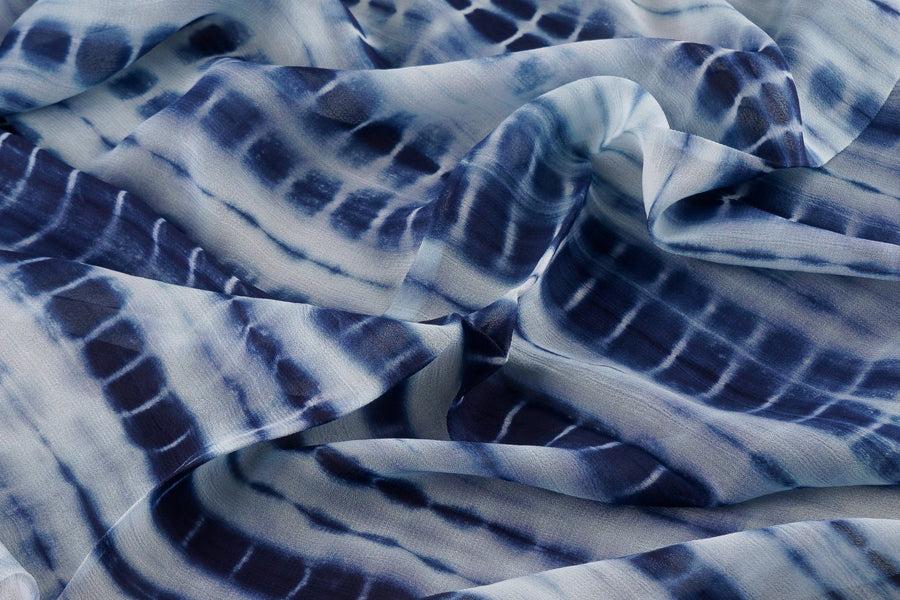 RedFlower Women's Unstitched Tie & Dye Pure Viscose Georgette Fabric Material