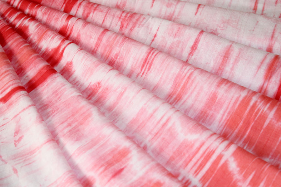 RedFlower Unisex Unstitched Tie and Dye Pure Cotton Fabric Material