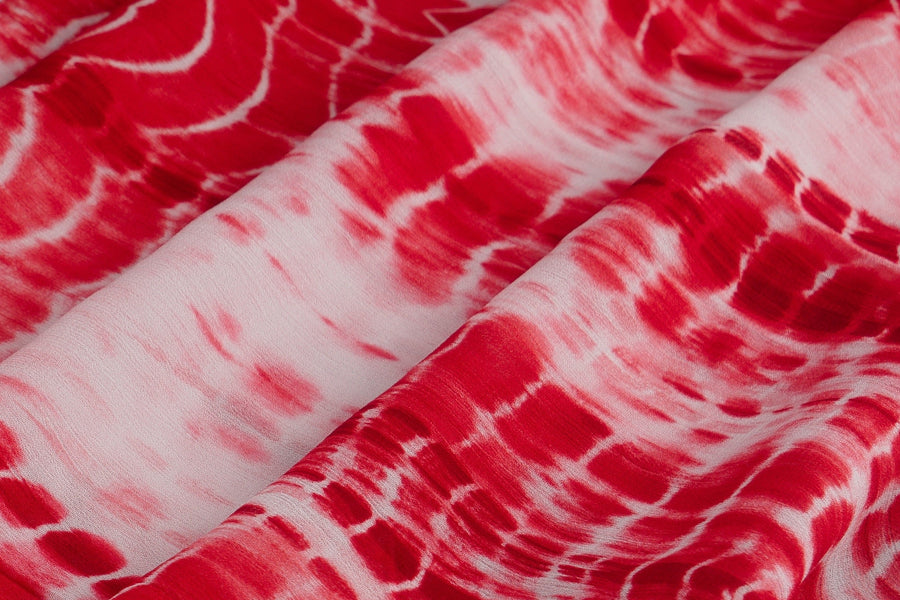 RedFlower Women's Unstitched Tie & Dye Pure Viscose Georgette Fabric Material