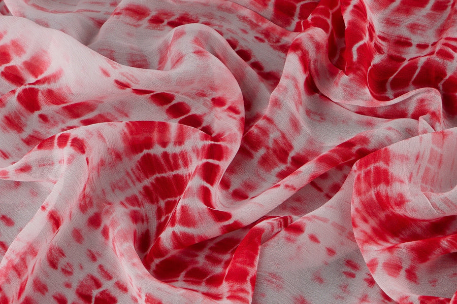 RedFlower Women's Unstitched Tie & Dye Pure Viscose Georgette Fabric Material