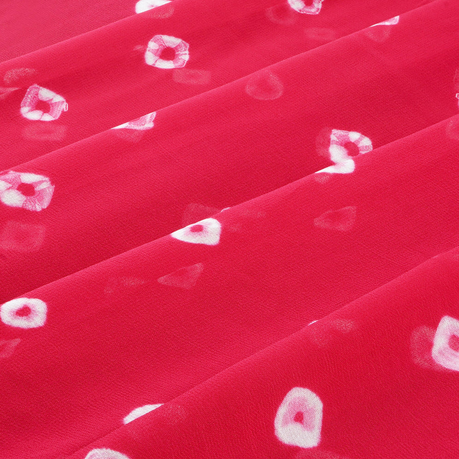 RedFlower Women's Unstitched Tie & Dye Pure Viscose Georgette Fabric Material